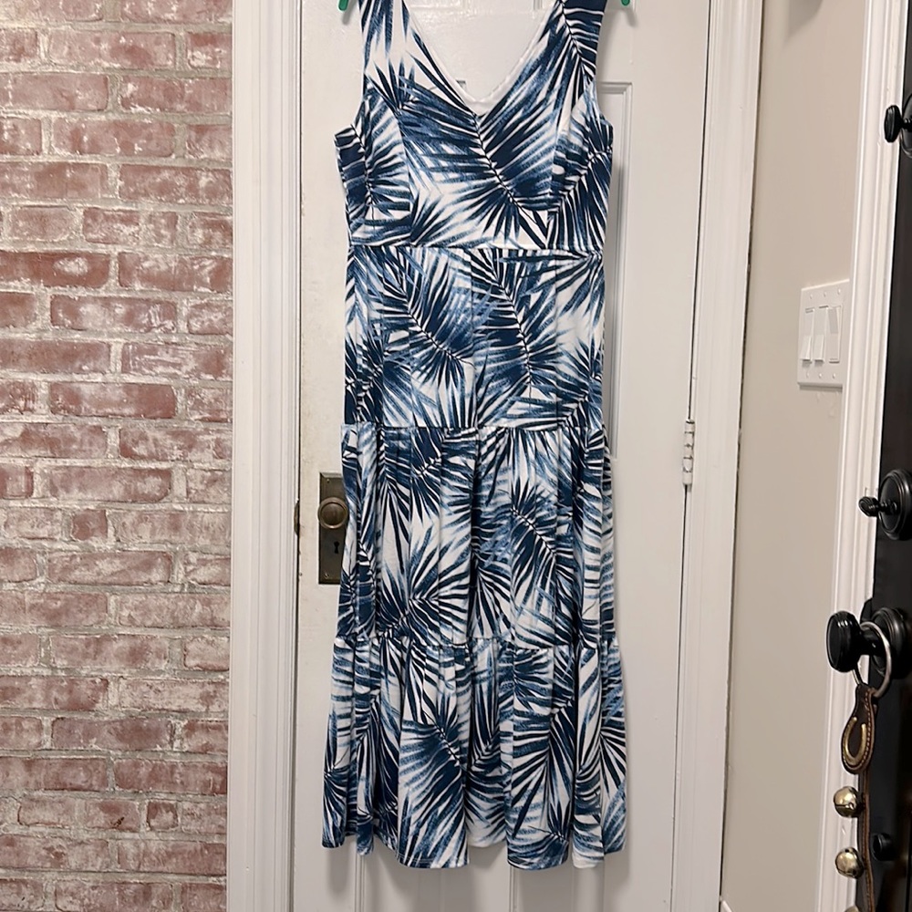 Belted stretch sundress